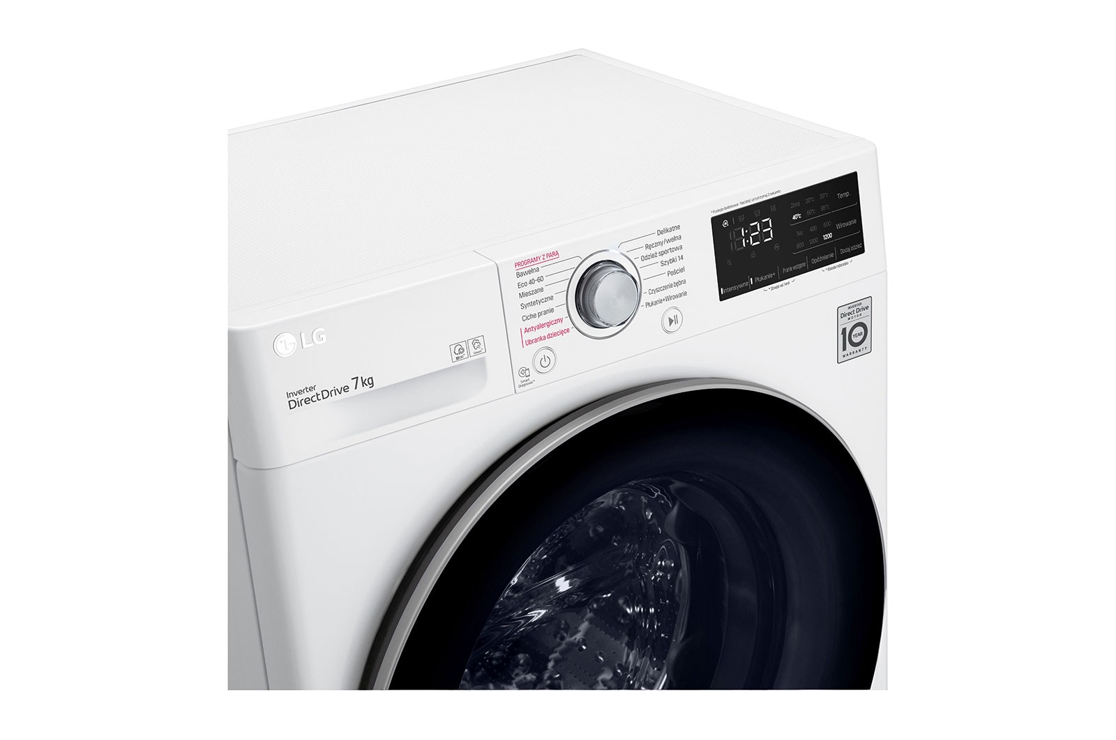 LG Pralka LG | V500 |slim 7 kg | programy parowe | 1200 obr.| ThinQ | F2WV5N7S1E, F2WV5N7S1E
