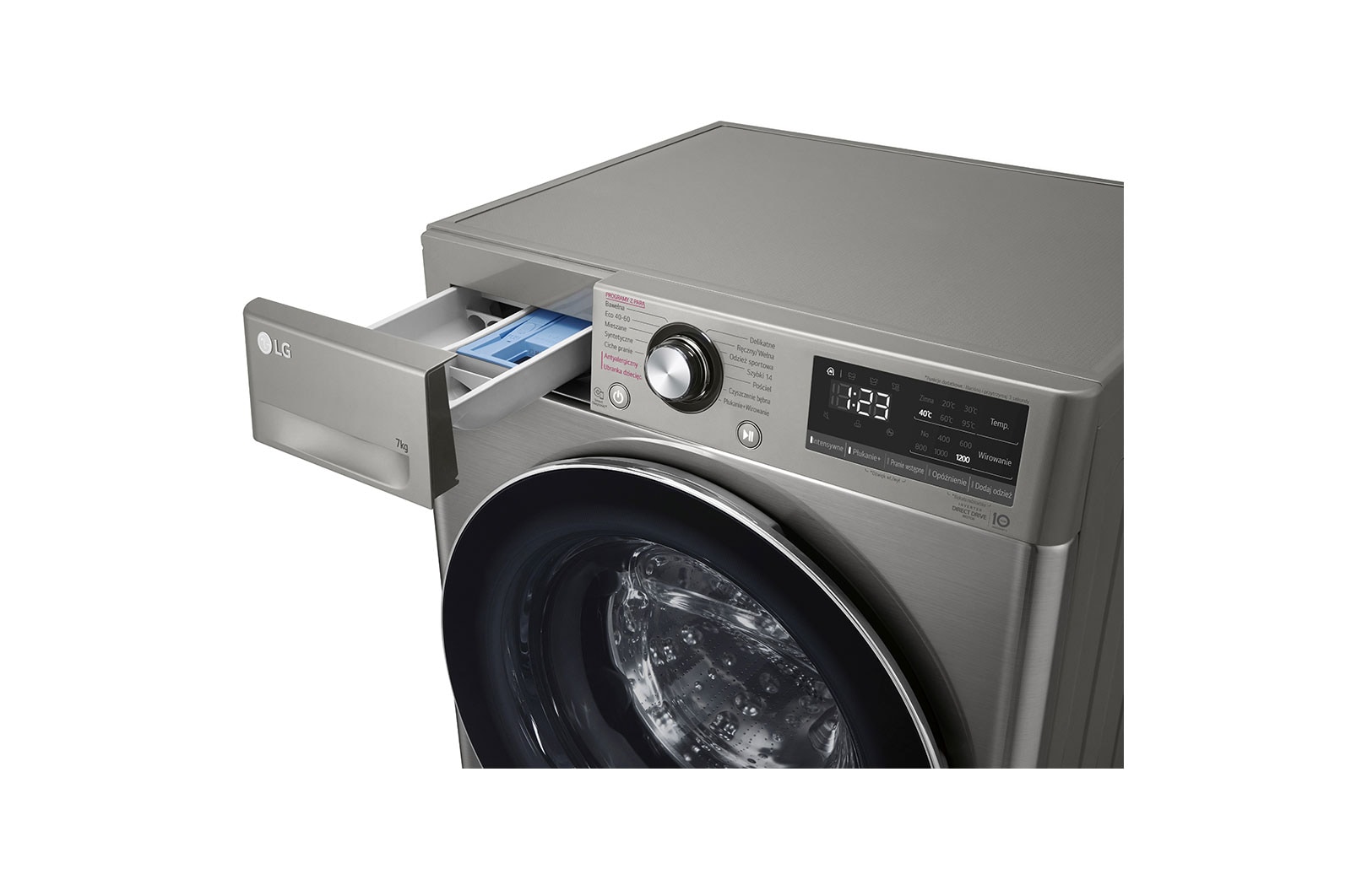 LG Pralka LG Vivace | V500 | slim 7 kg | Steam | AIDD | 1200 rpm | ThinQ | F2WV5N7S2TE, F2WV5N7S2TE
