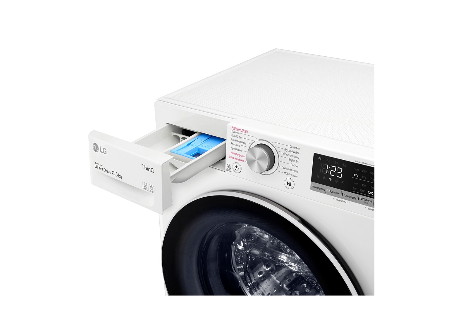 LG Pralka LG Vivace | V500 | slim 8,5kg | Steam | 1200 rpm | biała | ThinQ | AIDD | F2WV5N8S0E, F2WV5N8S0E