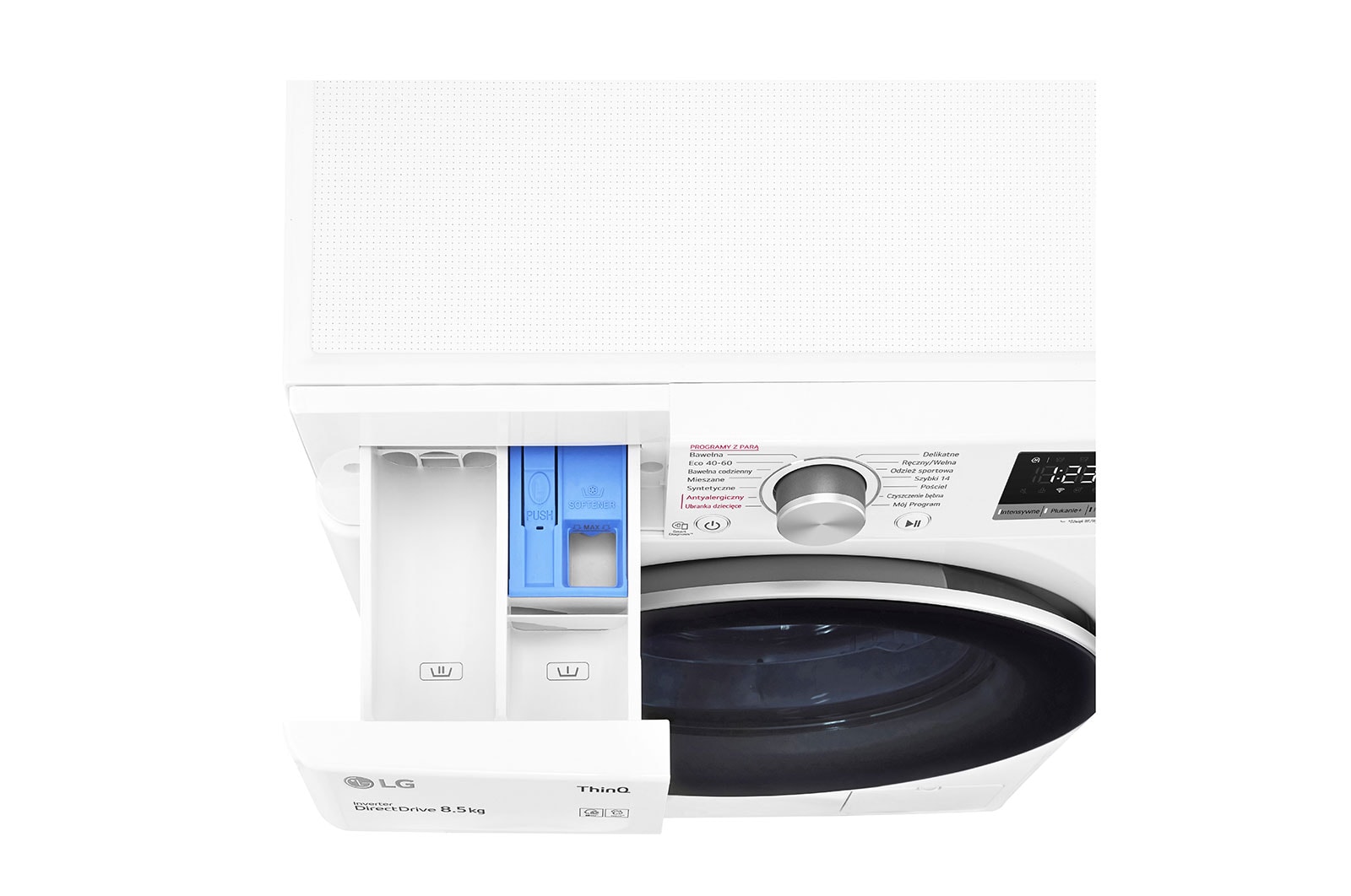 LG Pralka LG Vivace | V500 | slim 8,5kg | Steam | 1200 rpm | ThinQ | AIDD | biala | F2WV5N8S1E, F2WV5N8S1E