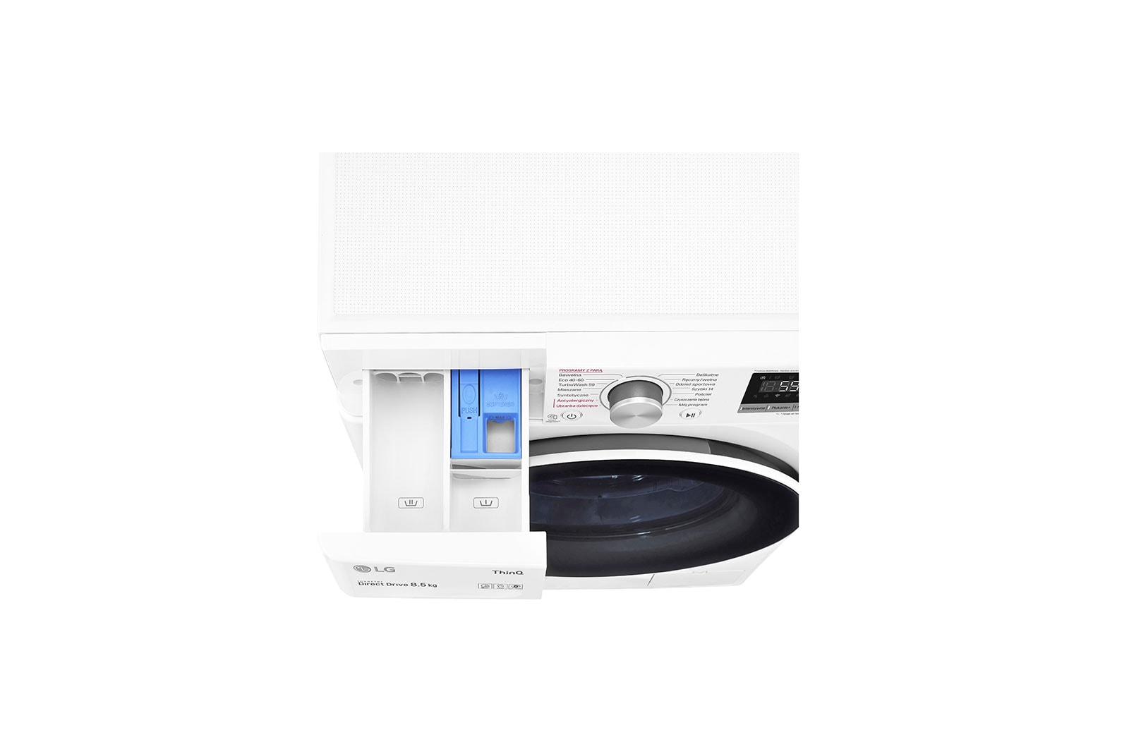 LG Pralka LG Vivace | V500 | biała | slim 8,5kg | Steam | 1200 rpm | ThinQ | AIDD | F2WV5S8S0E, F2WV5S8S0E