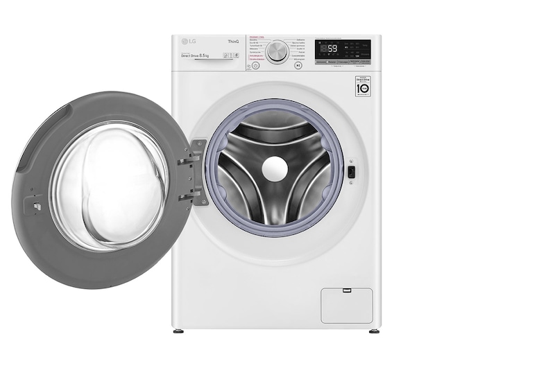 LG Pralka LG Vivace | V500 | biała | slim 8,5kg | Steam | 1200 rpm | ThinQ | AIDD | F2WV5S8S1E, F2WV5S8S1E