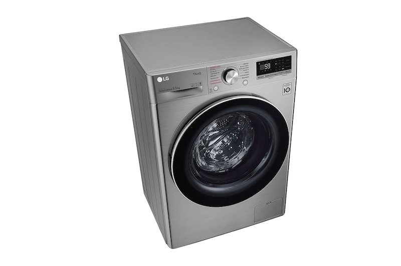 LG Pralka LG Vivace | srebrna | V500 | slim 8,5kg | Steam | 1200 rpm | ThinQ | AIDD | F2WV5S8S2TE, F2WV5S8S2TE