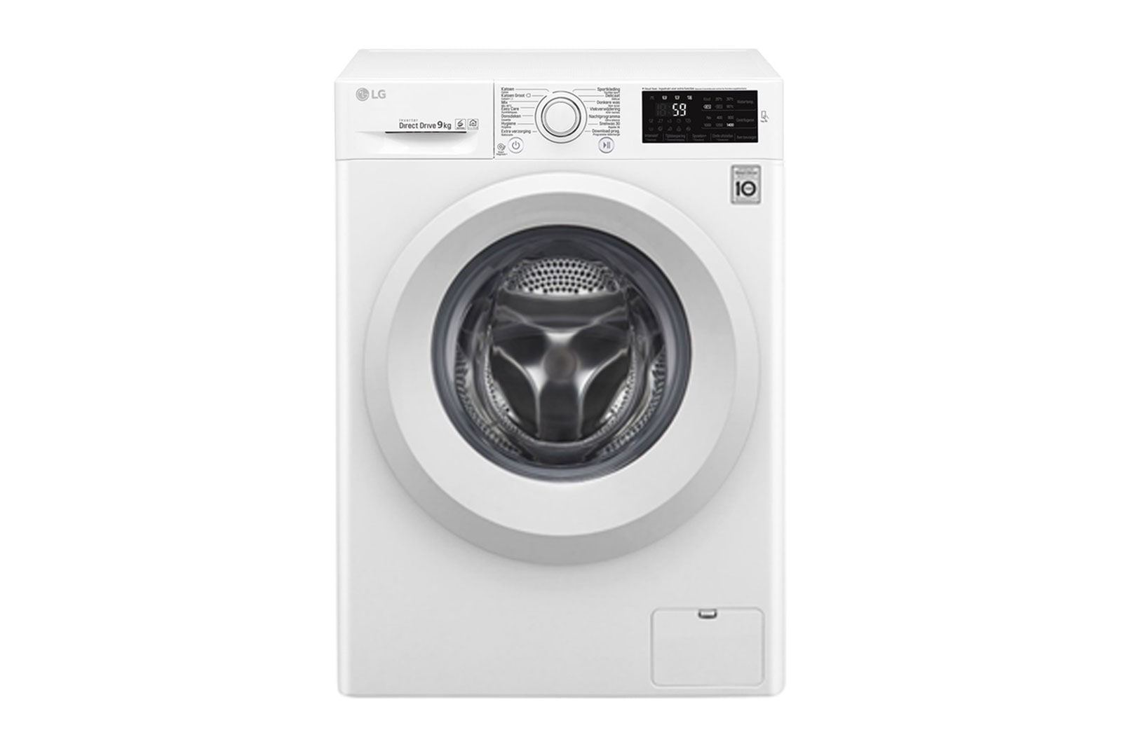 Pralka LG  C5 9kg 1400rpm F4J5VN3W F4J5VN3W - widok z przodu