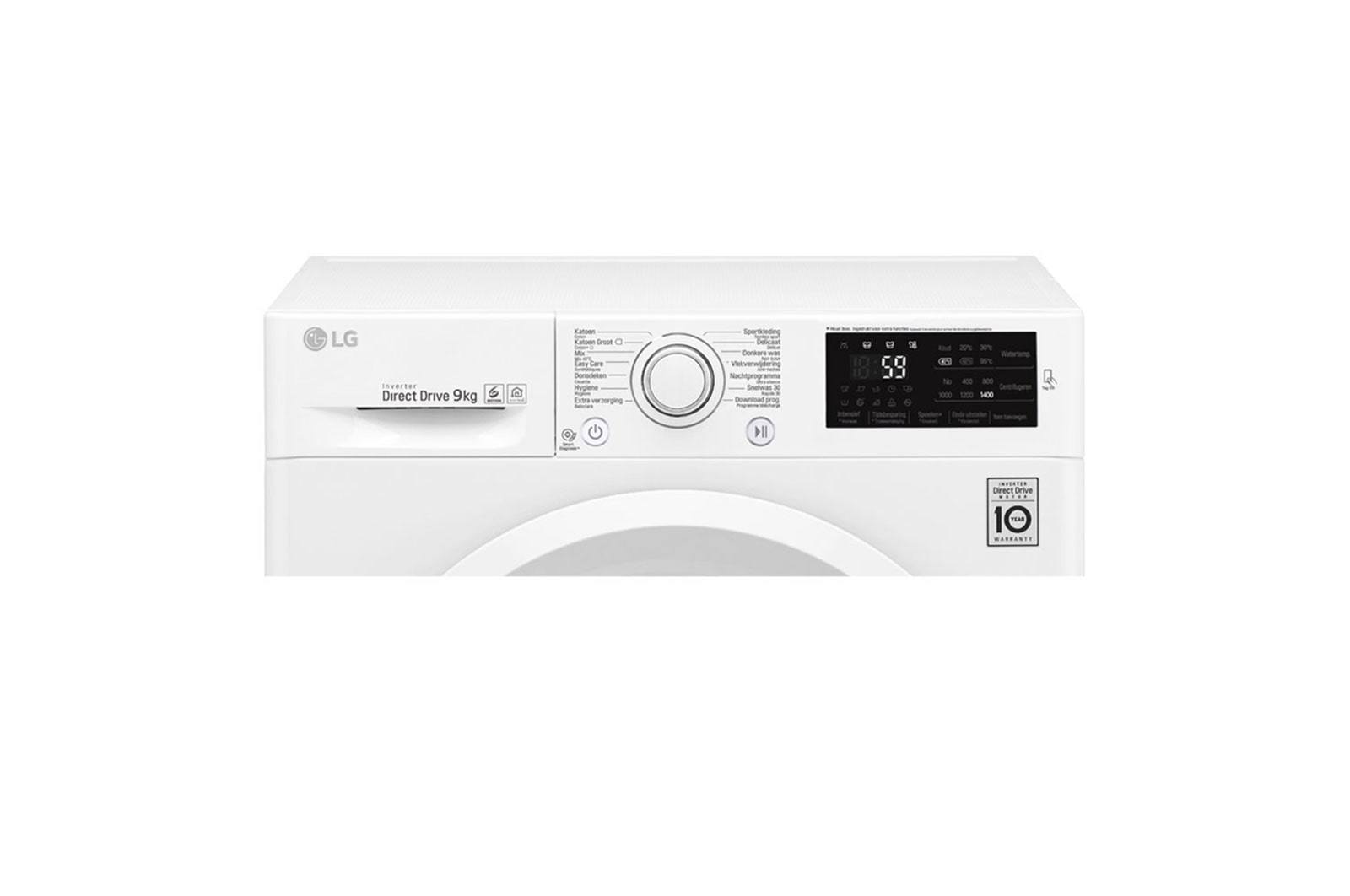 LG Pralka LG  C5 9kg 1400rpm F4J5VN3W, F4J5VN3W