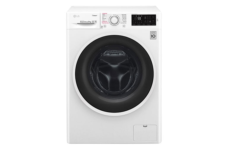 Pralka LG C4 7kg Steam 1400rpm F4J6QY0W F4J6QY0W - widok z przodu