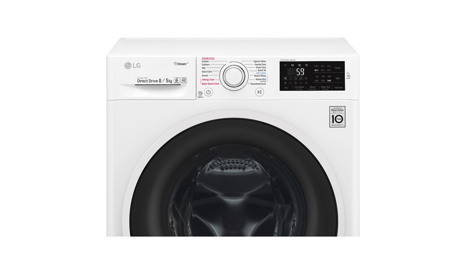 LG Pralko-suszarka C4 SteamSpa 1400rpm, F4J6TG0W
