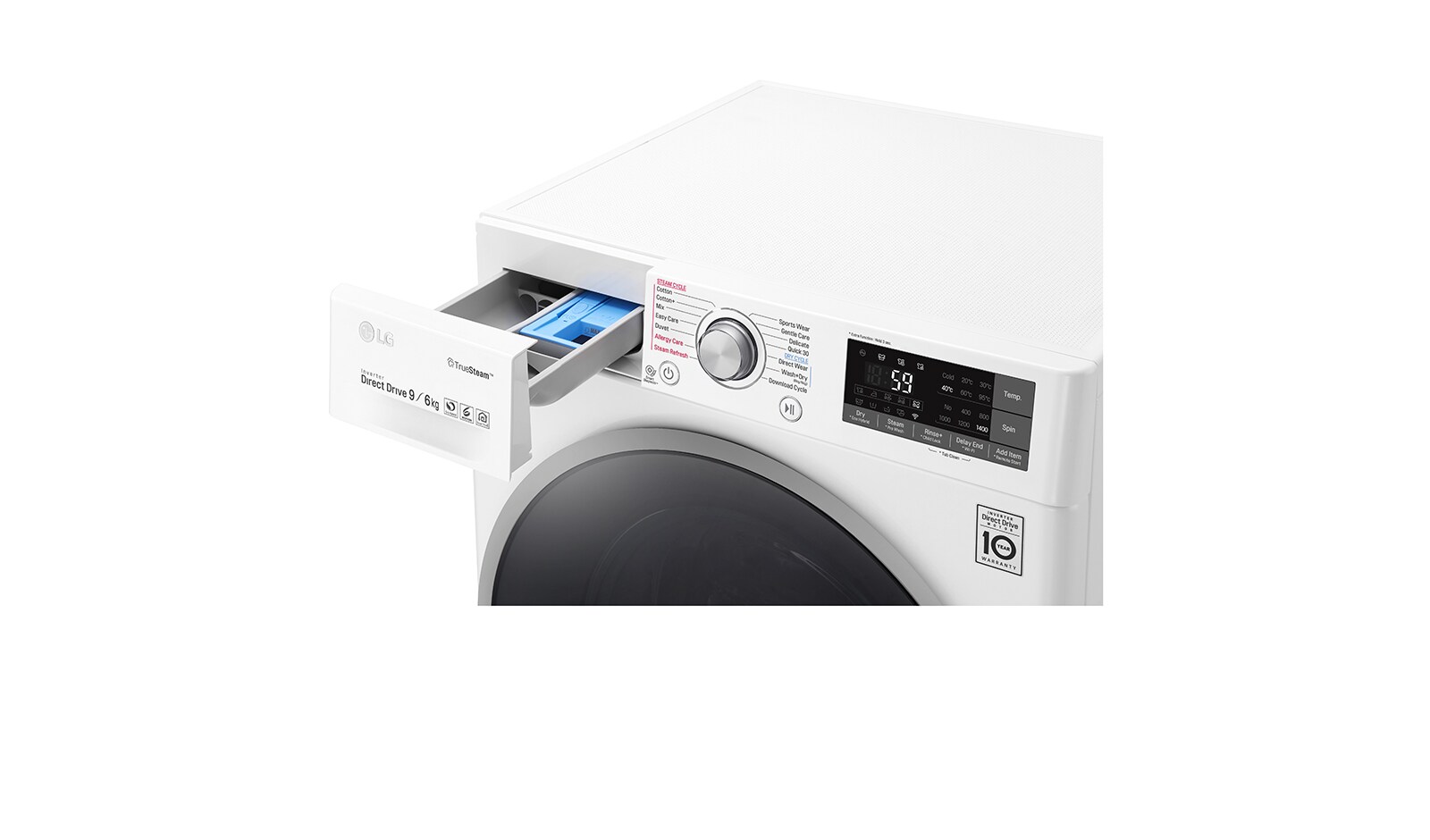 LG Pralkosuszarka C3 TrueSteam 1400rpm 9/6kg, F4J7FH1W