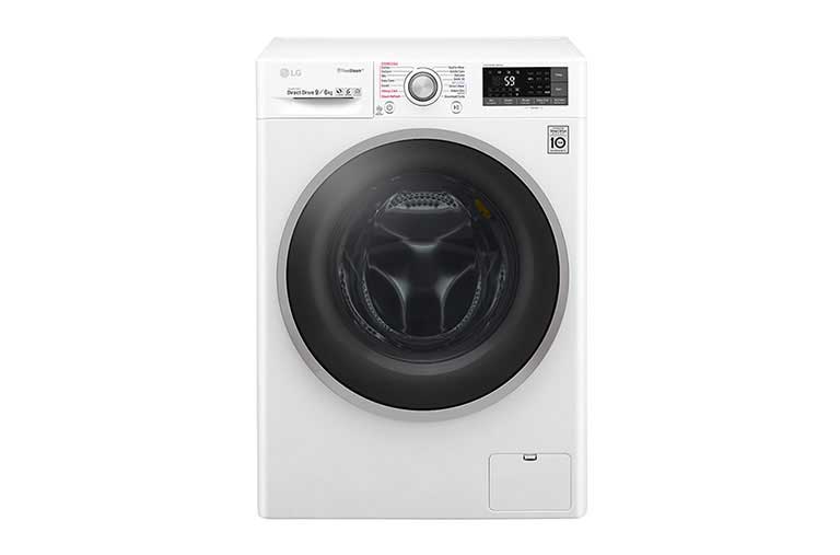 Pralkosuszarka C3 TrueSteam 1400rpm 9/6kg F4J7FH1W - widok z przodu