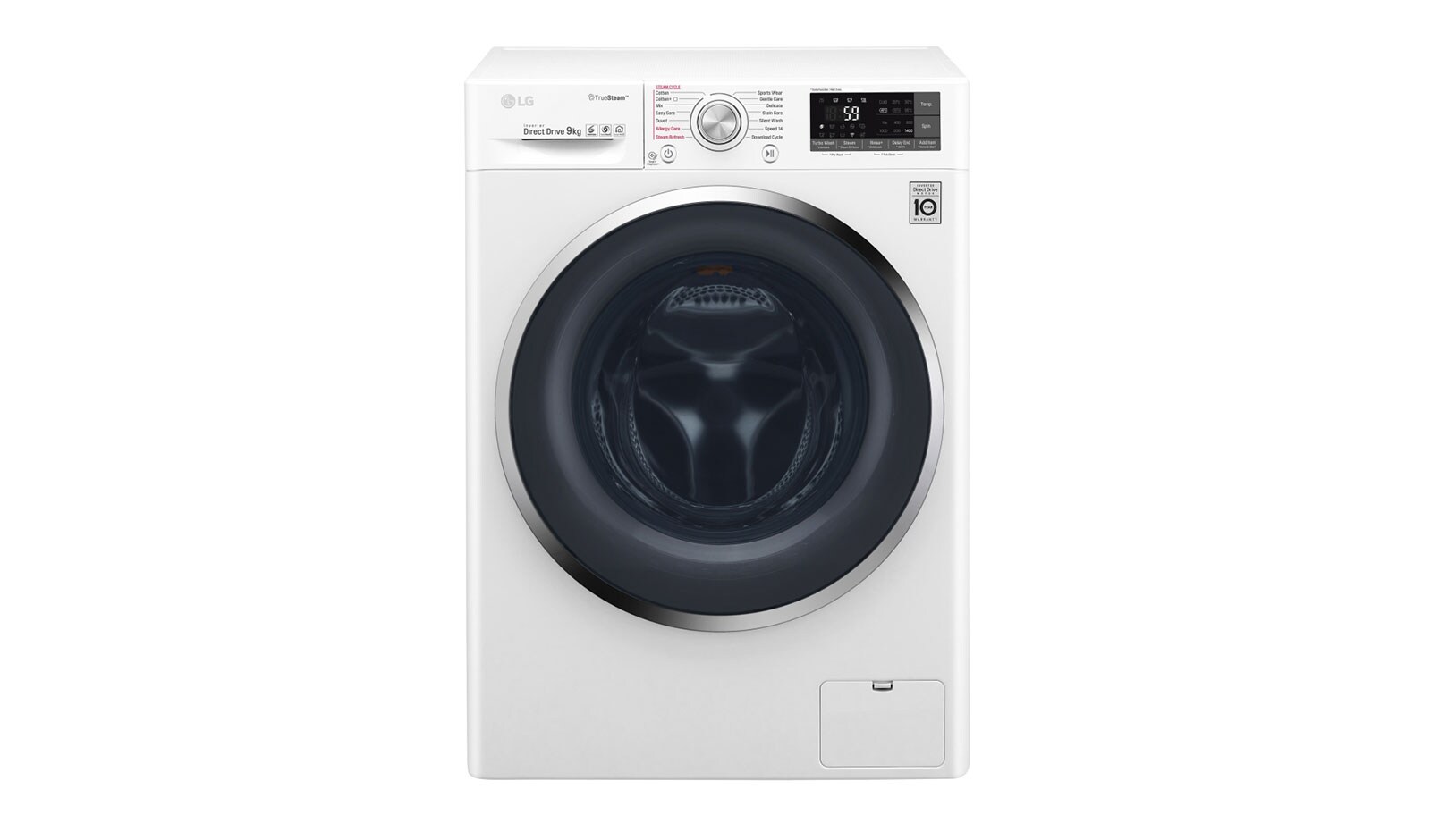 Pralka C2 Steam TurboWash 1400rpm F4J8VS2W - widok z przodu