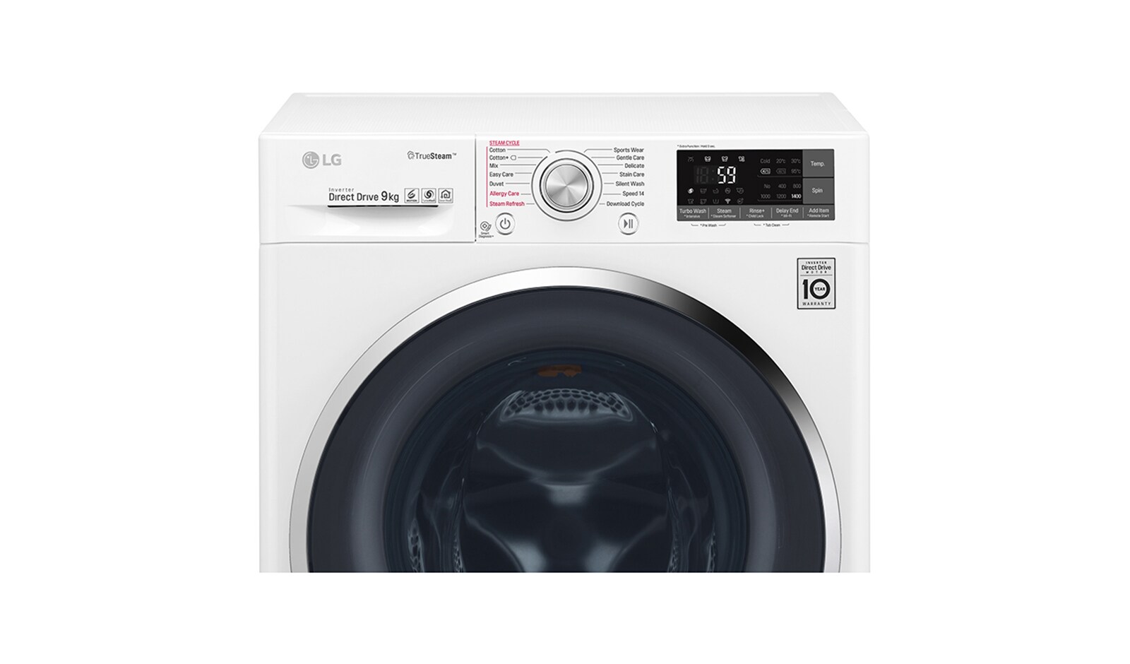 LG Pralka C2 Steam TurboWash 1400rpm, F4J8VS2W