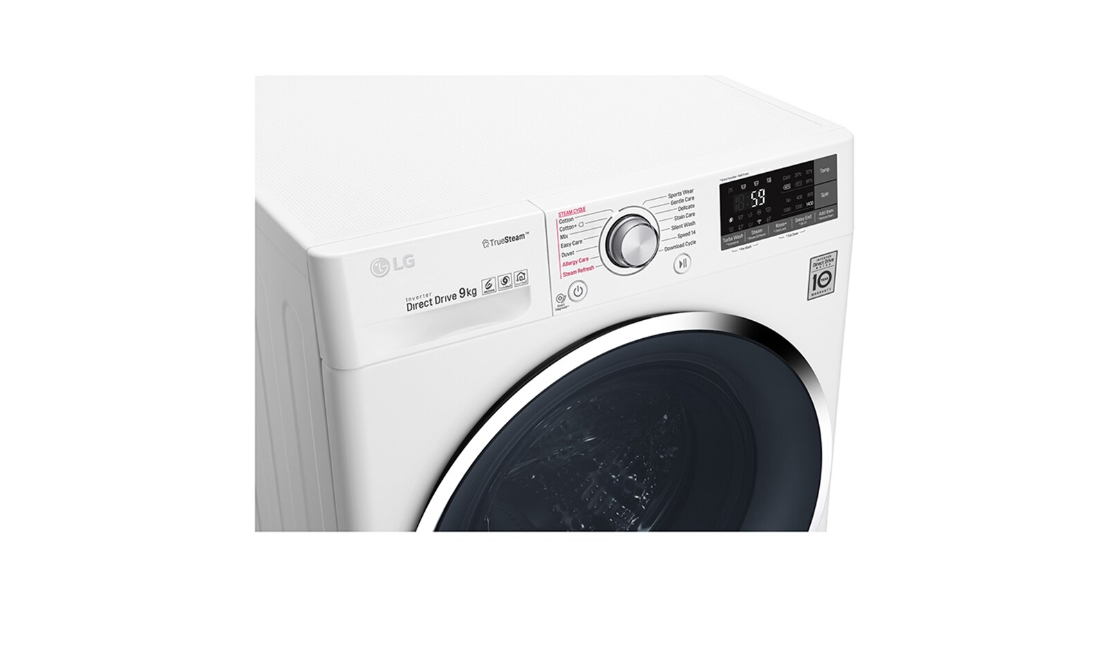 LG Pralka C2 Steam TurboWash 1400rpm, F4J8VS2W