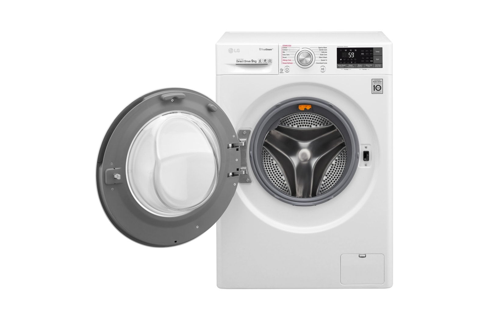 LG Pralka C2 TrueSteam TurboWash 1400rpm 9kg, F4J8VS2WD