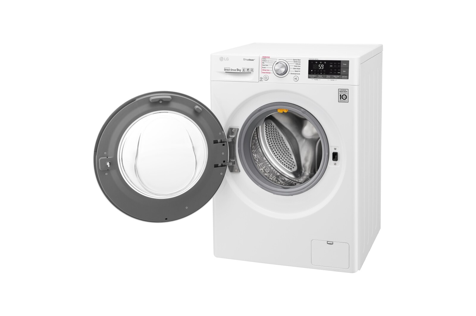 LG Pralka C2 TrueSteam TurboWash 1400rpm 9kg, F4J8VS2WD