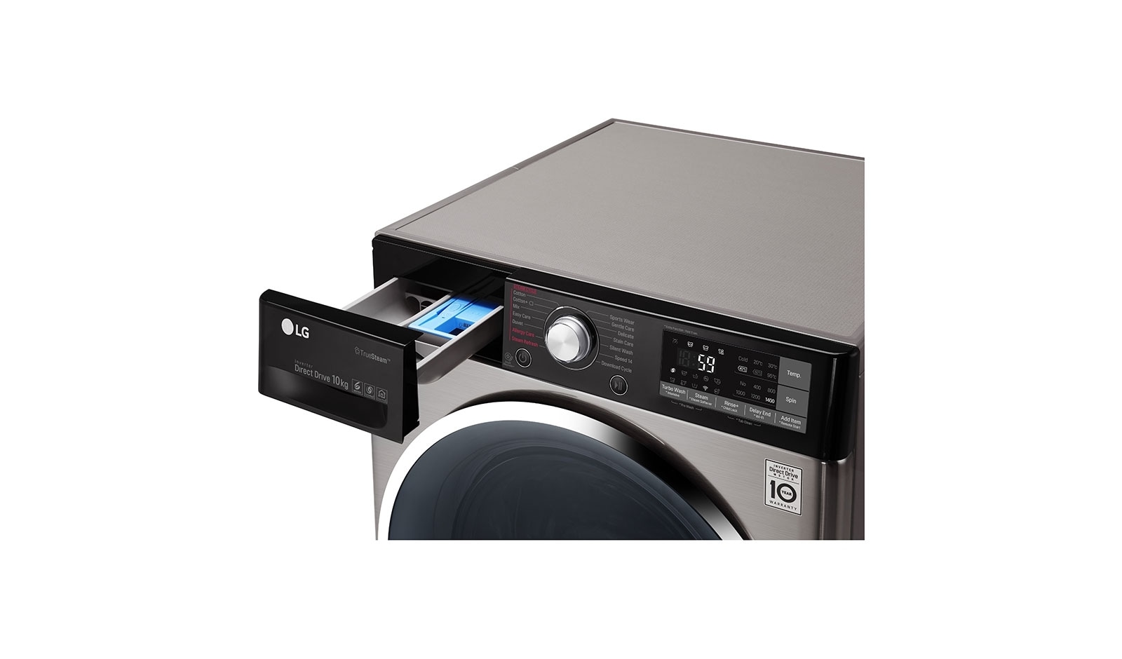 LG Pralka C1 Steam TurboWash 1400rpm 10kg, F4J9JS2T