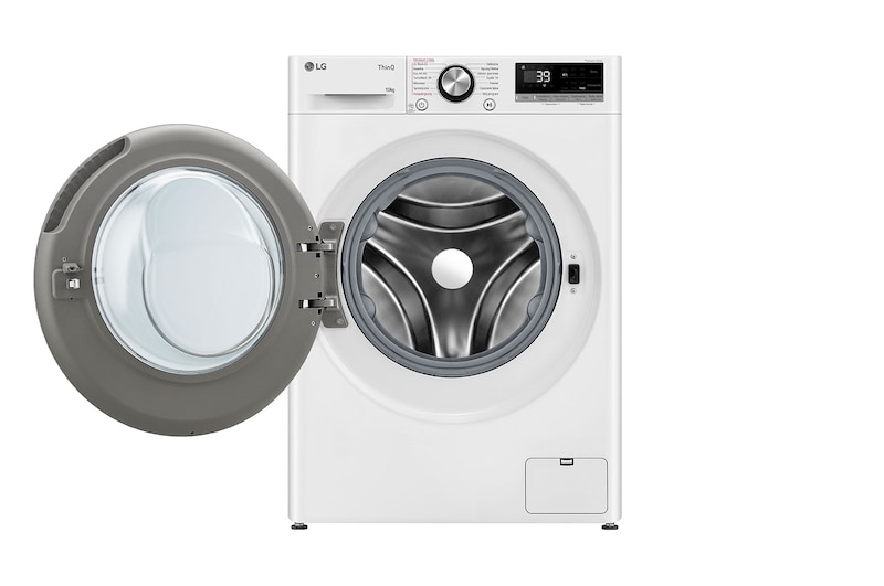LG Pralka LG | biała | 10 kg | 1400 obr. / min. | Steam | TurboWash 360 | ThinQ | AIDD | F4W10722W, F4W10722W
