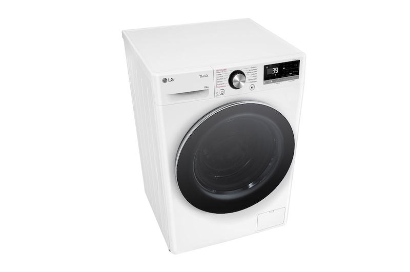 LG Pralka LG | biała | 10 kg | 1400 obr. / min. | Steam | TurboWash 360 | ThinQ | AIDD | F4W10722W, F4W10722W