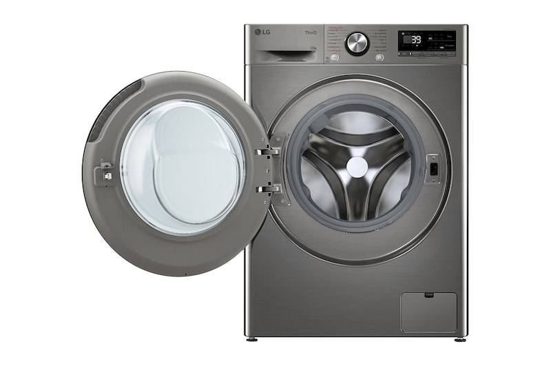 LG Pralka LG Vivace | R700 | srebrna | 10 kg | 1400 rpm | Steam | TurboWash 360 | ThinQ | AIDD | F4W1072YP, F4W1072YP