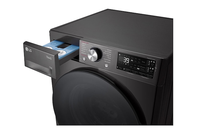LG Pralka LG Vivace | R750 | czarna | 11 kg | 1400 rpm | ezDispense | TurboWash 360 | ThinQ | AIDD | F4W1175YE, F4W1175YE