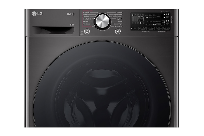 LG Pralka LG Vivace | R750 | czarna | 11 kg | 1400 rpm | ezDispense | TurboWash 360 | ThinQ | AIDD | F4W1175YE, F4W1175YE