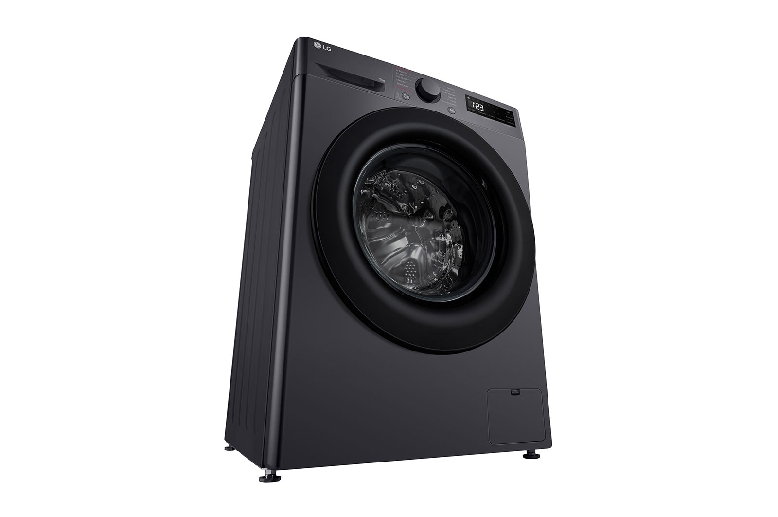 LG Pralka LG | grafitowa | 9 kg | 1400 obr. | AI Wash | AIDD | Programy parowe | Klasa A-10% | F4W90506J, F4W90506J