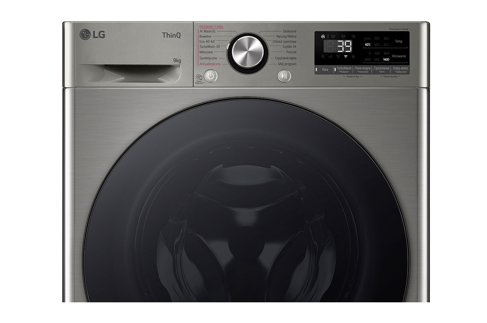 LG Pralka |klasa A-10%| 9 kg| F4W9072YP, F4W9072YP