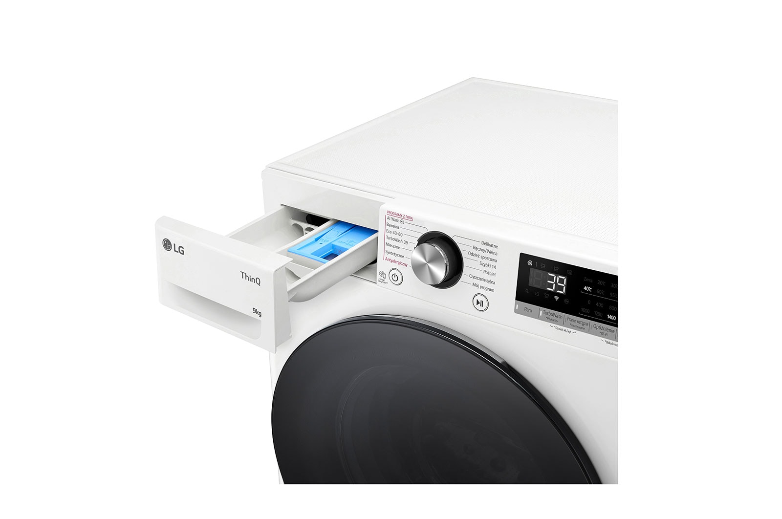 LG Pralka Vivace |klasa A-10%| 9 kg| F4W9072YW, F4W9072YW
