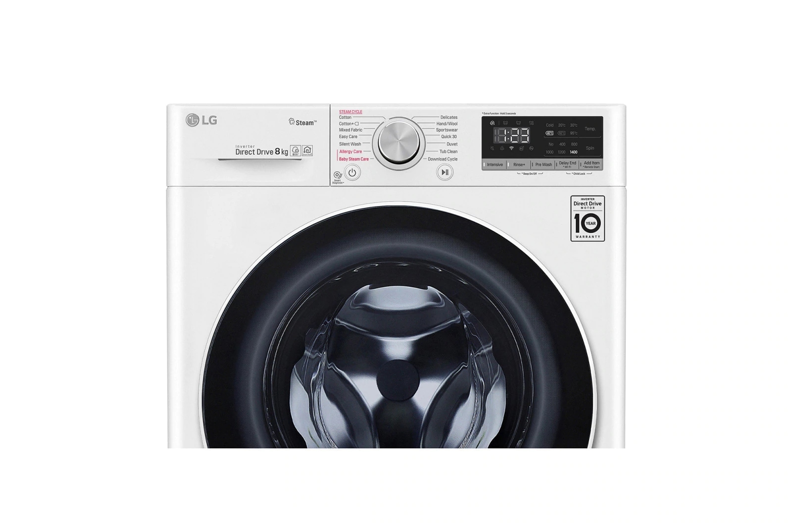 LG Pralka LG Vivace V400 8kg Steam 1400rpm ThinQ F4WN408S0, F4WN408S0