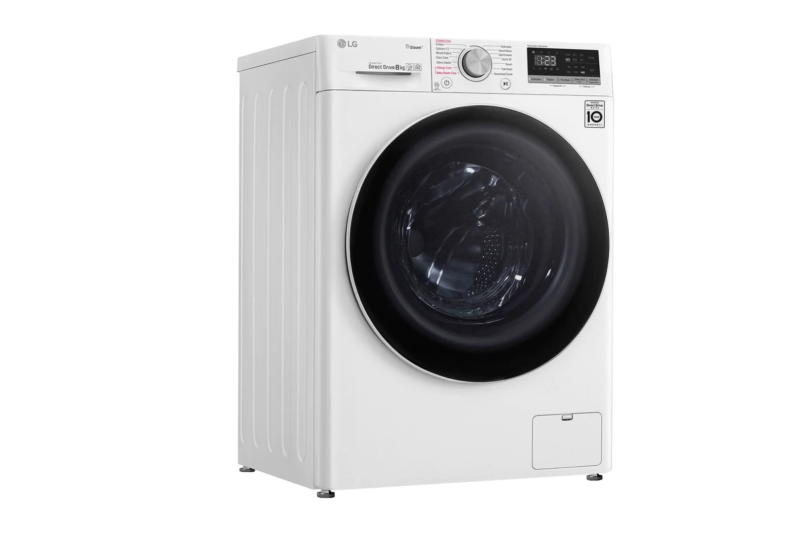 LG Pralka LG Vivace V400 8kg Steam 1400rpm ThinQ F4WN408S0, F4WN408S0