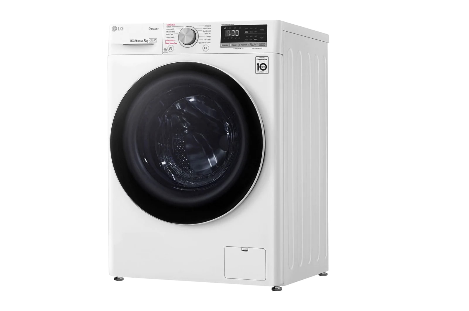 LG Pralka LG Vivace V400 8kg Steam 1400rpm ThinQ F4WN408S0, F4WN408S0