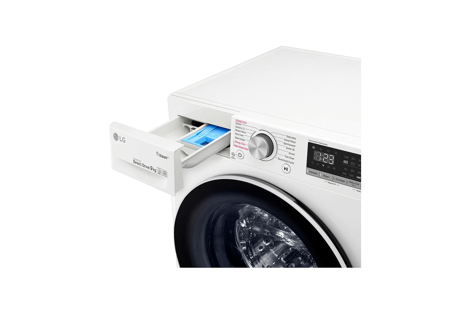 LG Pralka LG Vivace V400 9kg Steam 1400rpm ThinQ F4WN409S1, F4WN409S1