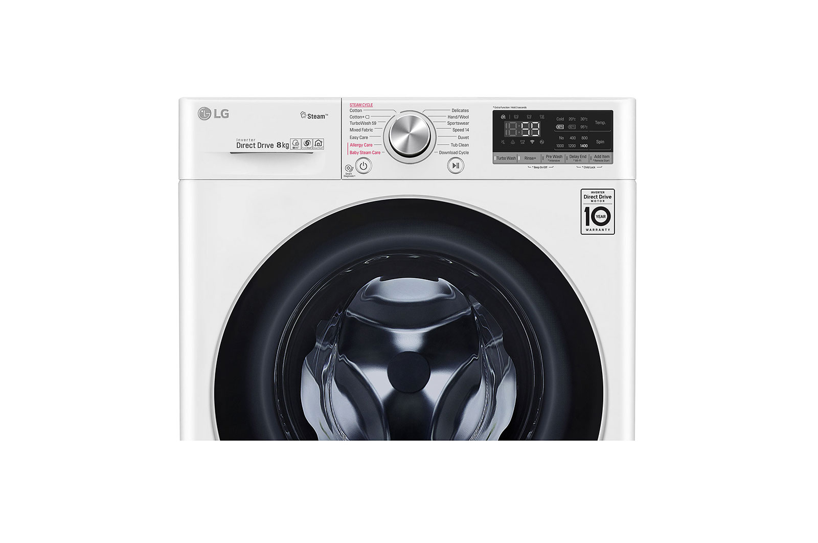 LG Pralka LG Vivace V600 8kg Steam 1400rpm ThinQ F4WN608S1, F4WN608S1
