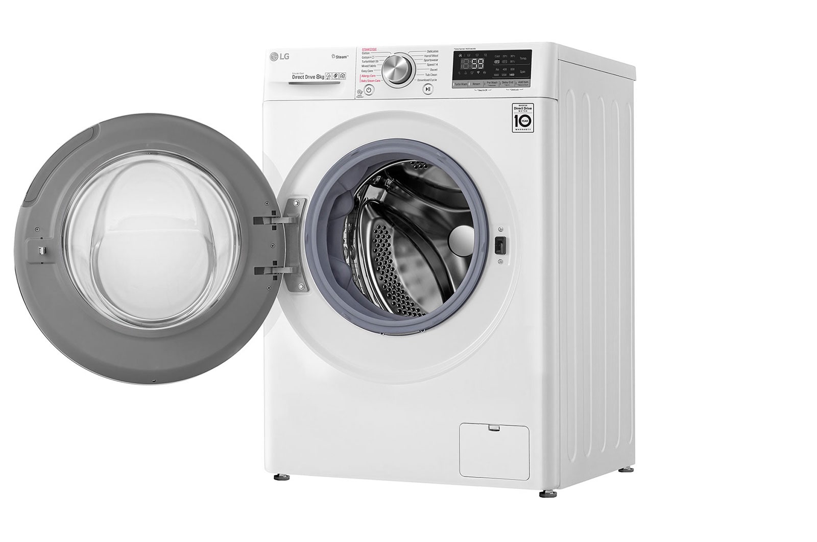 LG Pralka LG Vivace V600 8kg Steam 1400rpm ThinQ F4WN608S1, F4WN608S1