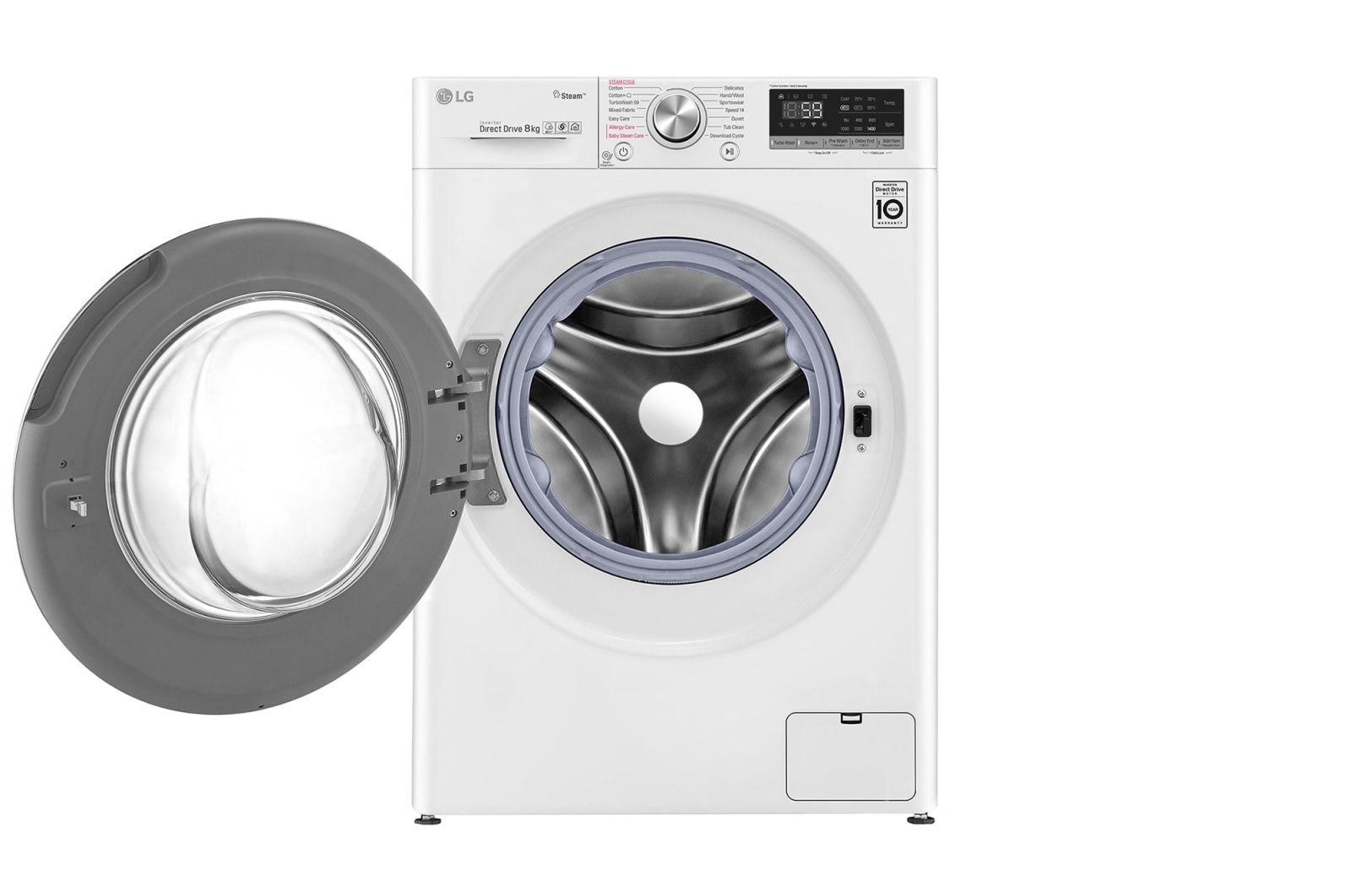 LG Pralka LG Vivace V600 Steam 8kg 1400rpm ThinQ F4WN608S2, F4WN608S2