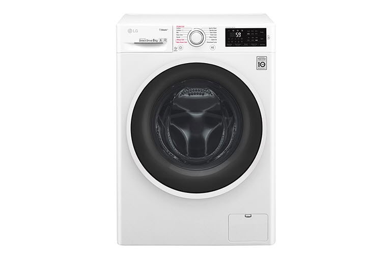 Pralka LG Vivace V400 8kg Steam 1400rpm ThinQ F4WT408AIDD F4WT408AIDD - widok z przodu