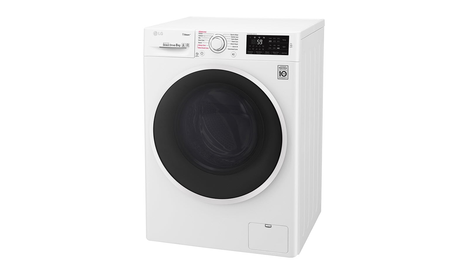 LG Pralka LG Vivace V400 8kg Steam 1400rpm ThinQ F4WT408AIDD, F4WT408AIDD