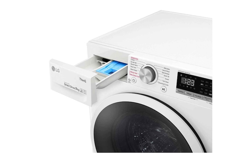 LG Pralka LG Vivace V400 9kg Steam 1400rpm ThinQ F4WT409AIDD, F4WT409AIDD