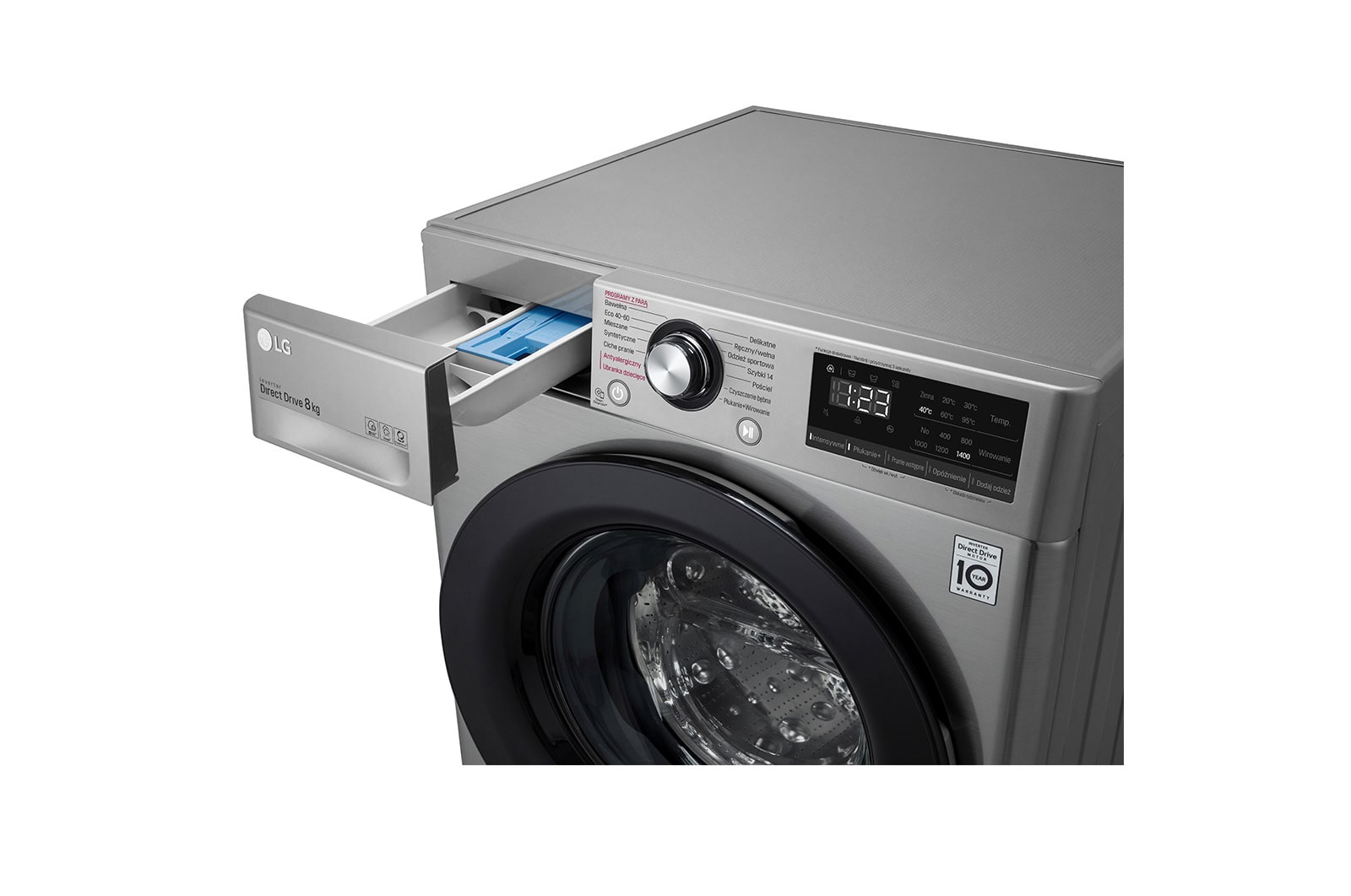 LG Pralka LG Vivace V300 8kg Steam 1400rpm F4WV308S6TE, F4WV308S6TEe