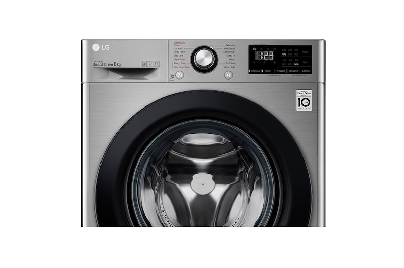 LG Pralka LG Vivace | V300 | srebrna | 8kg | Steam | 1400 rpm | AIDD | F4WV308S6TE, F4WV308S6TE