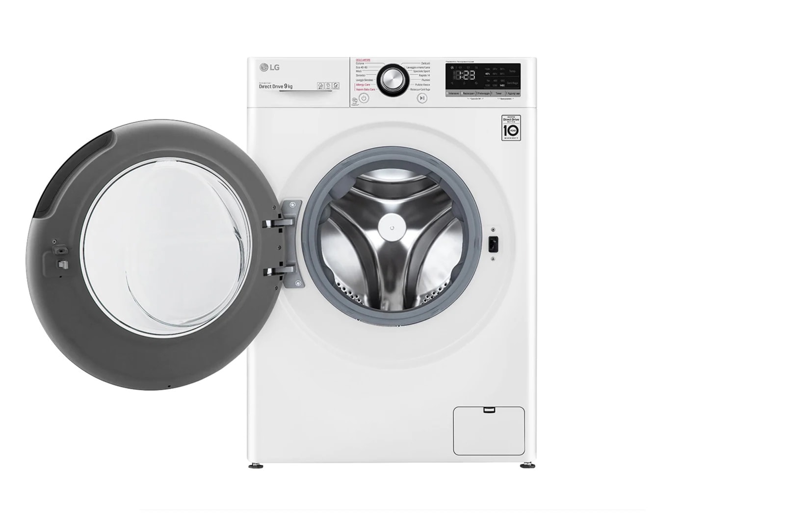 LG Pralka LG Vivace | biała | V300 | 9kg | Steam | 1400 rpm | AIDD | F4WV309S6E, F4WV309S6E