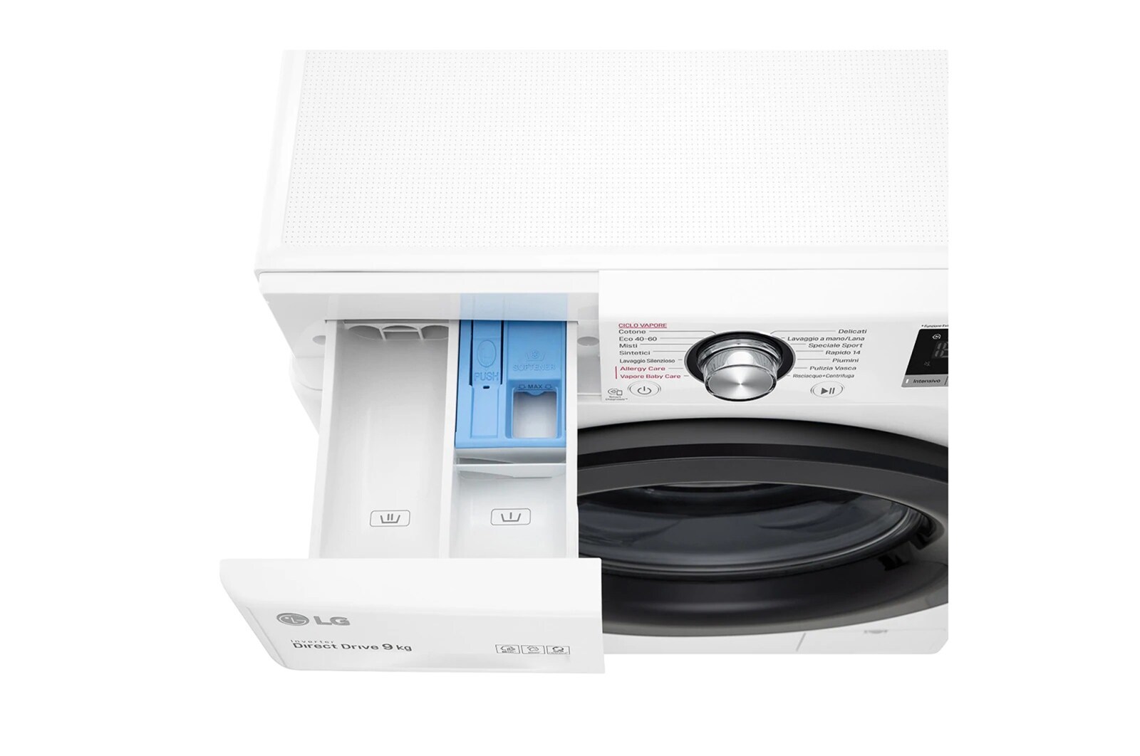 LG Pralka LG Vivace | biała | V300 | 9kg | Steam | 1400 rpm | AIDD | F4WV309S6E, F4WV309S6E
