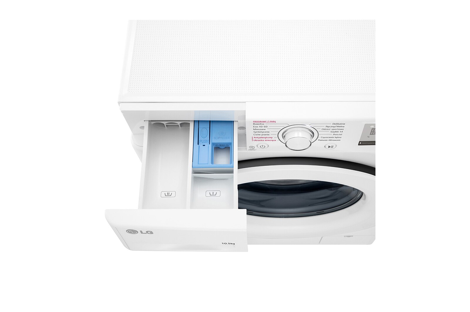 LG Pralka LG Vivace | biała | V300 | 10,5kg | Steam | AIDD | 1400 rpm | F4WV310S3E, F4WV310S3E