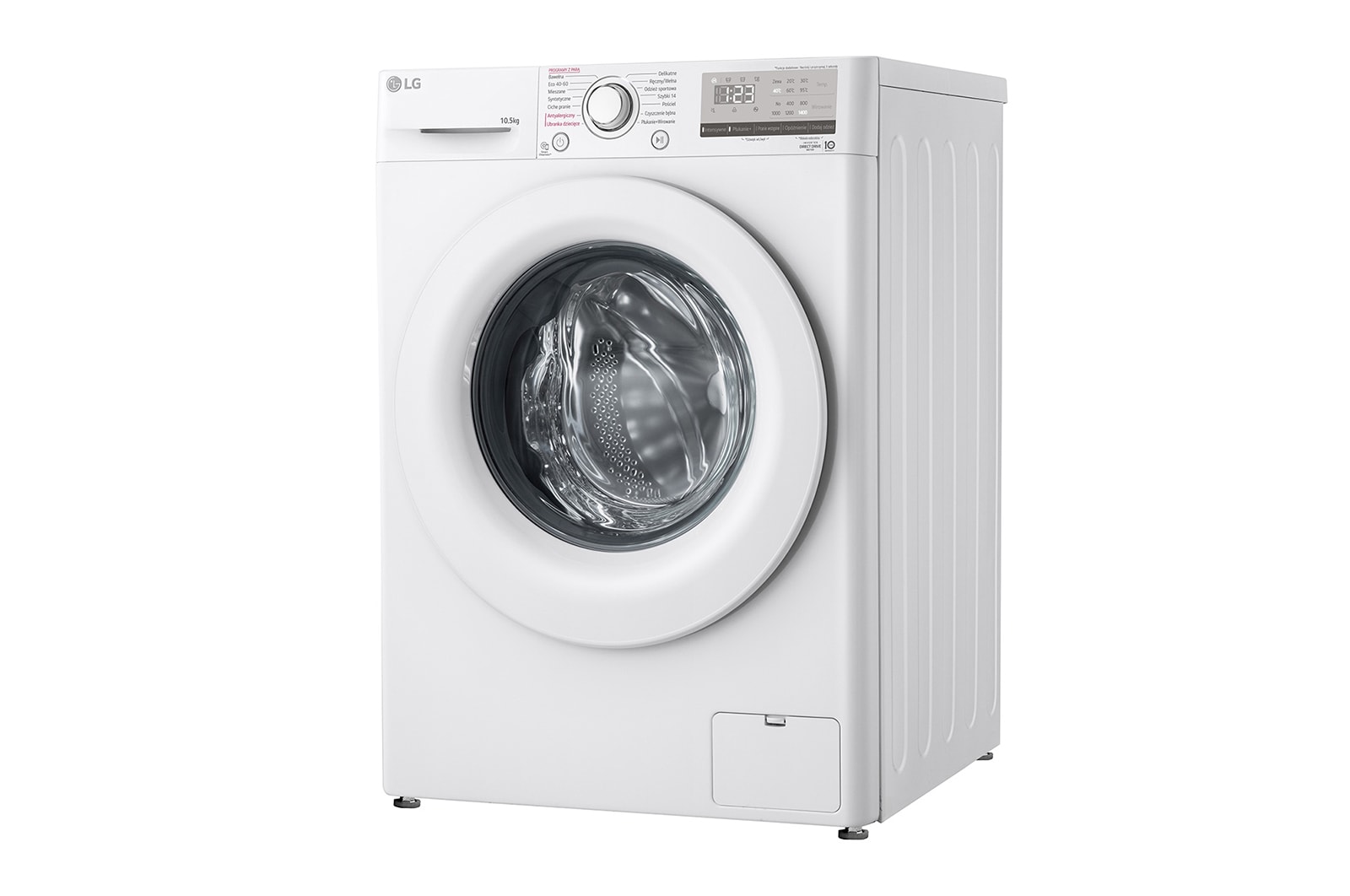 LG Pralka LG Vivace | biała | V300 | 10,5kg | Steam | AIDD | 1400 rpm | F4WV310S3E, F4WV310S3E
