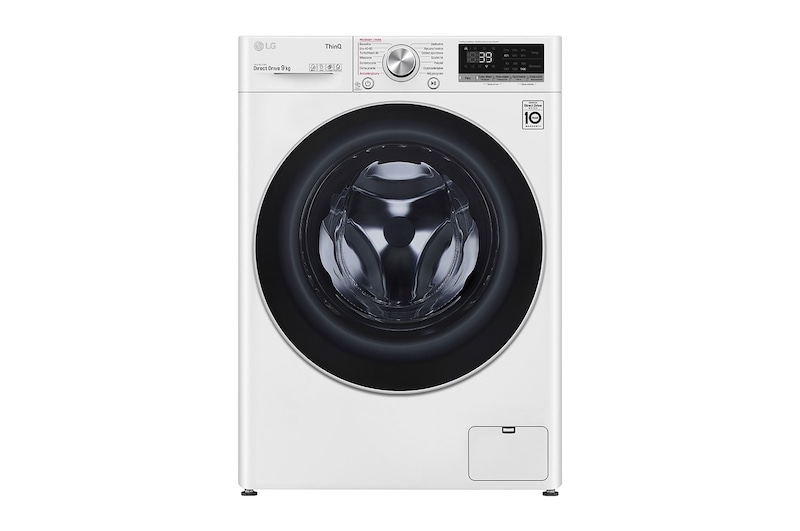 LG Pralka LG Vivace | V700 | biała | 9kg | Steam | 1400 rpm | ThinQ | AIDD | F4WV709S1BE, F4WV709S1BE