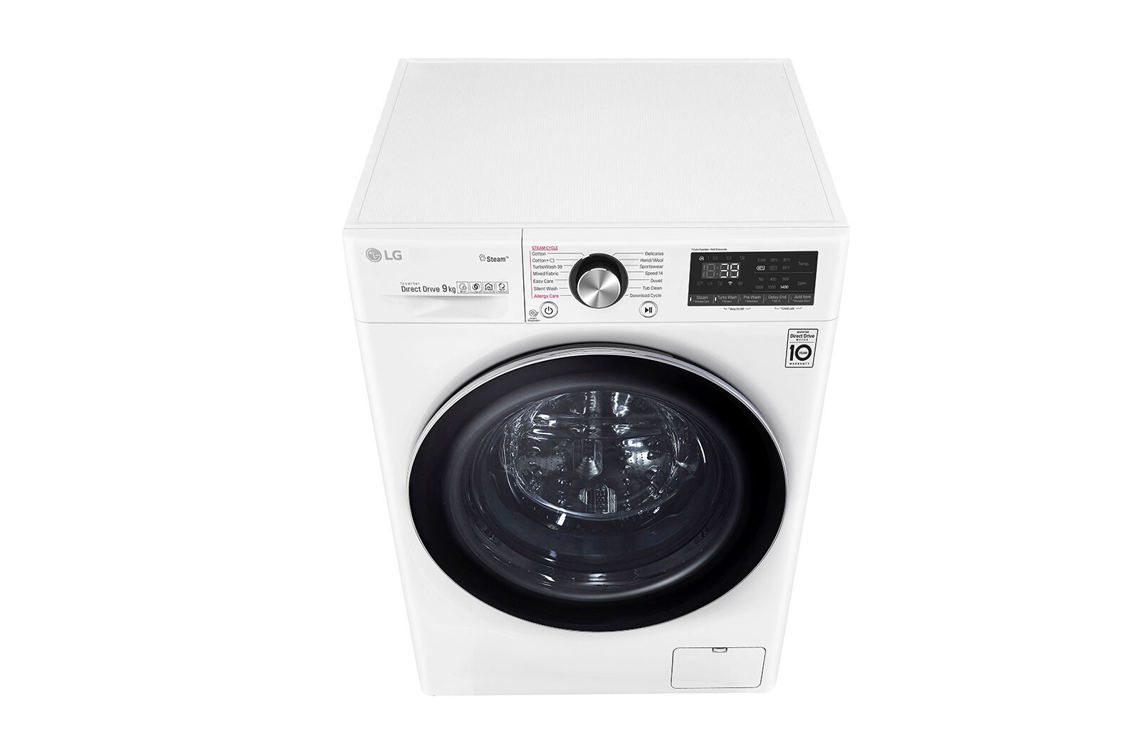 LG Pralka LG Vivace V900 9kg Steam+ 1400rpm ThinQ F4WV909P2A, F4WV909P2A