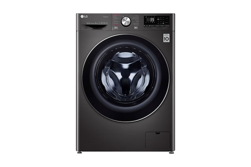 LG Pralka LG Vivace V900 9kg Steam+ 1400rpm ThinQ F4WV909PS2A, F4WV909PS2A