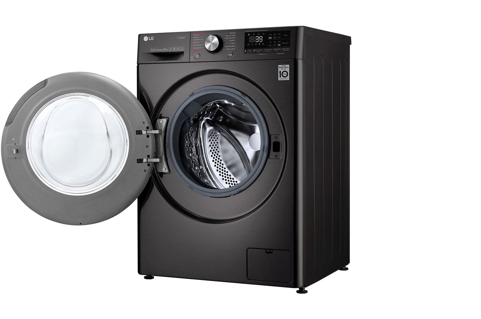 LG Pralka LG Vivace V900 9kg Steam+ 1400rpm ThinQ F4WV909PS2A, F4WV909PS2A