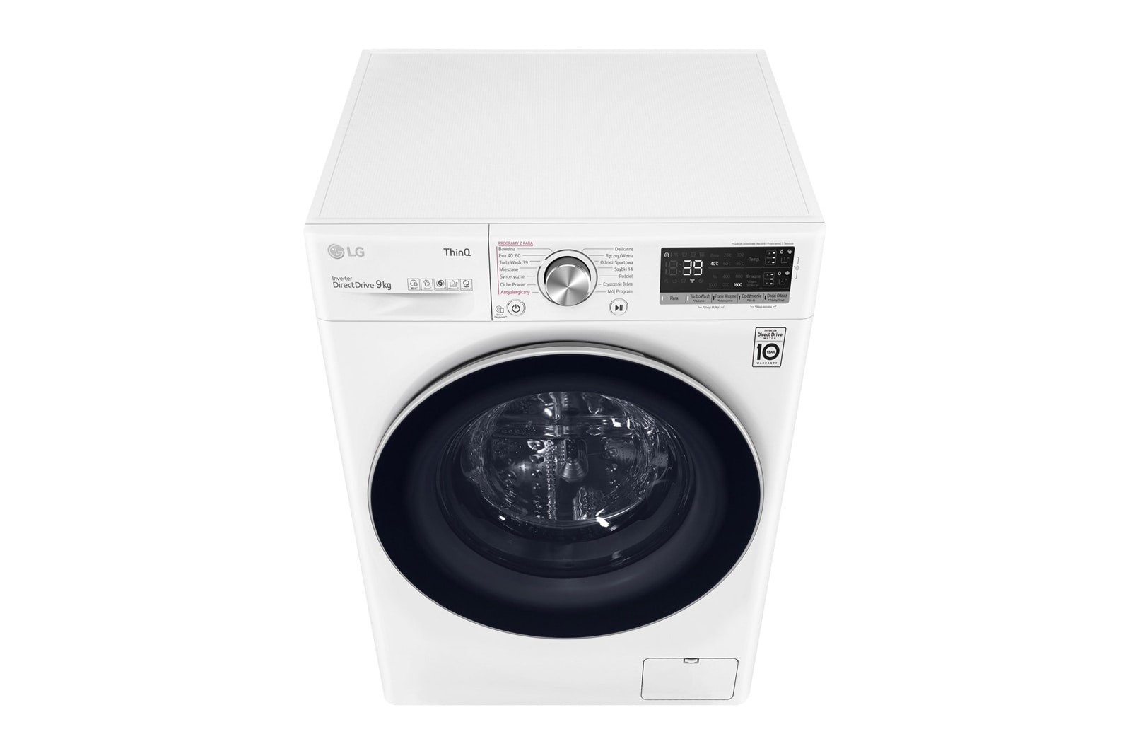 LG Pralka LG Vivace V700 9kg Steam 1600rpm ThinQ F6WV709A1E, F6WV709A1E