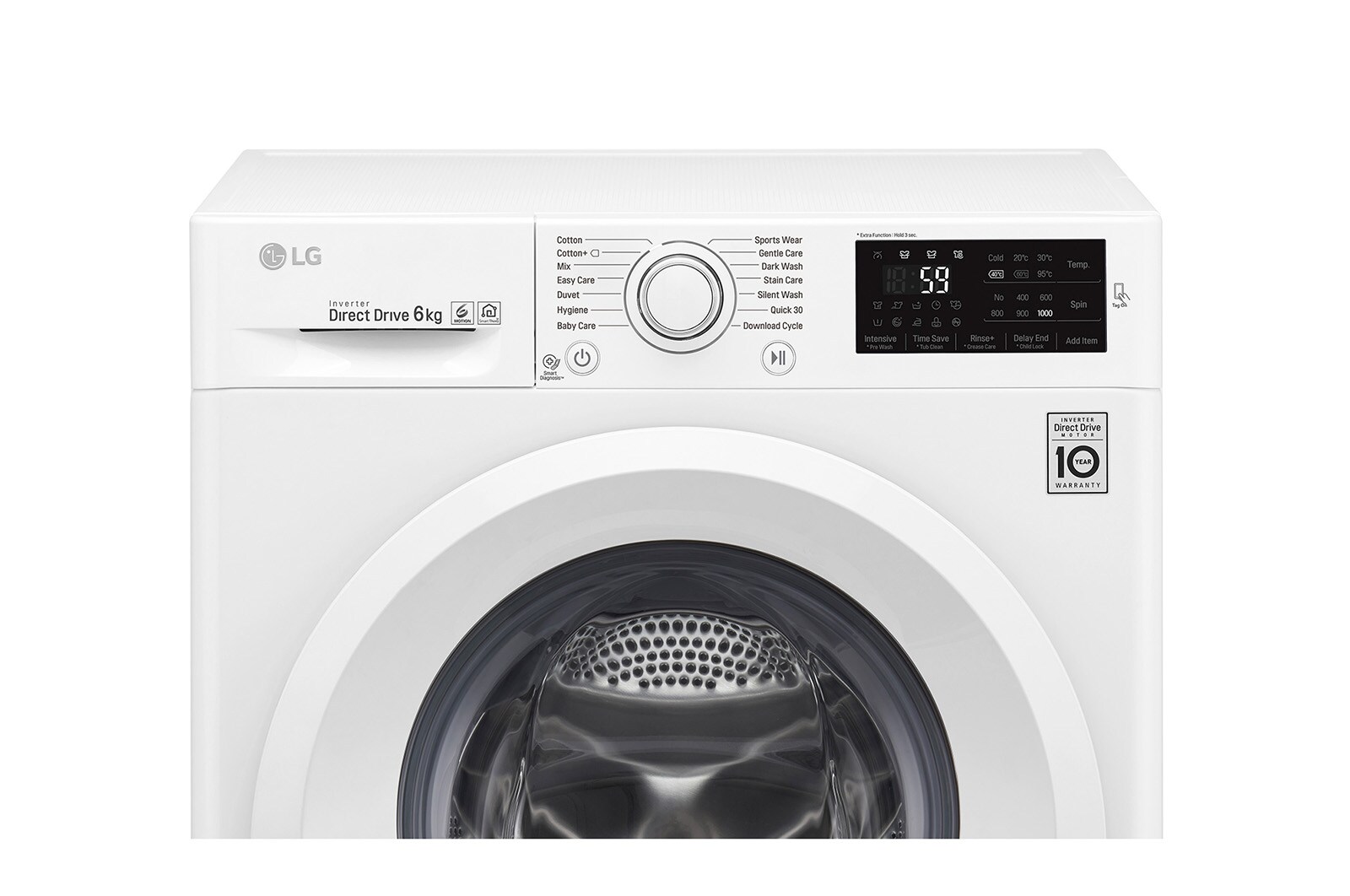 LG Pralka LG C5 6kg 1000rpm FE0J5NN3W, FE0J5NN3W