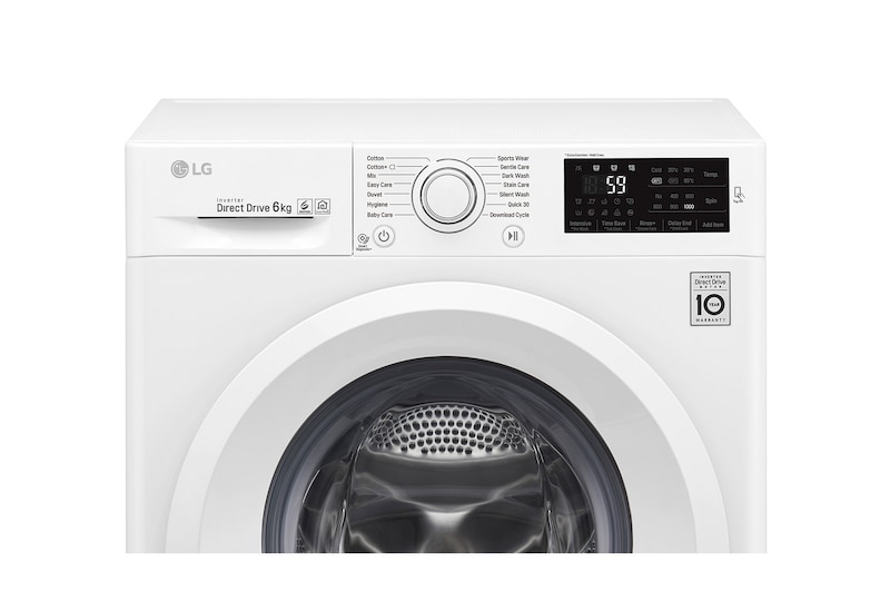 LG Pralka LG C5 6kg 1000rpm FE0J5NN3W, FE0J5NN3W